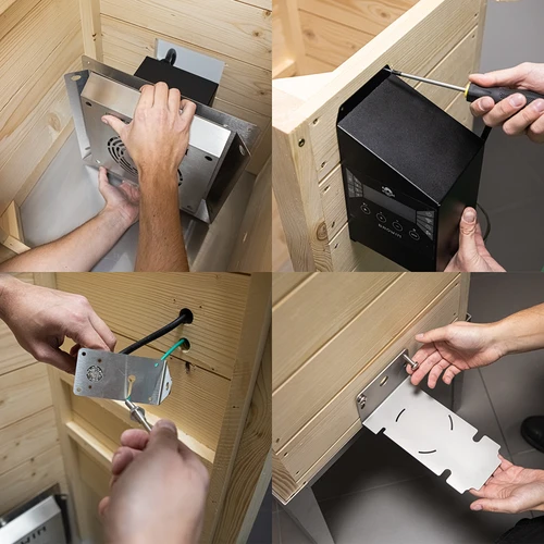 Fumador com Wi‑Fi, 200 L — dragON WOOD 100IQ com módulo elétrico de aquecimento e controlador - 14