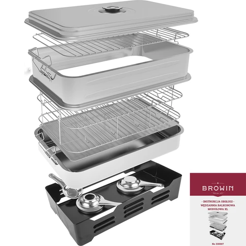 Fumador de varanda com capacidade ajustável - 2