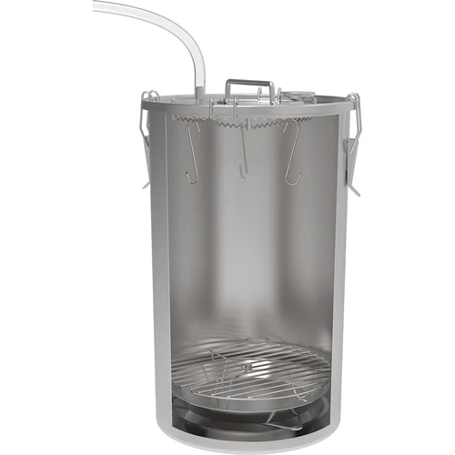 Fumador doméstico em panela, 35 L, para fogão a gás - 5