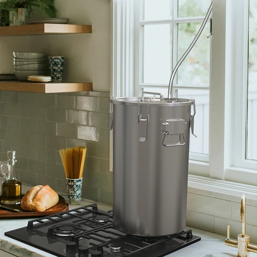 Fumador doméstico em panela, 35 L, para fogão a gás - 9