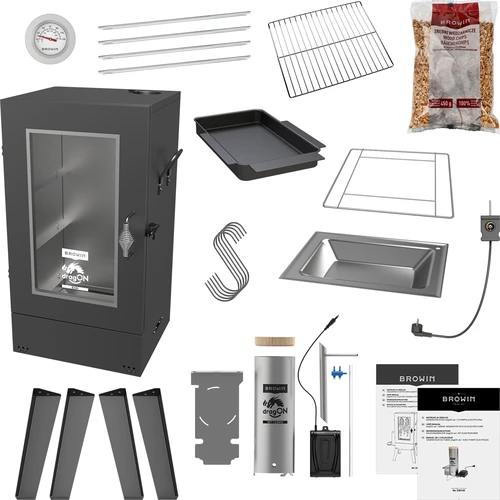 Fumador elétrico dragON E101 com gerador de fumo, 70 L - 2