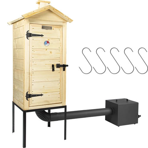 Fumador em madeira de 100 cm, com fornalha - 2