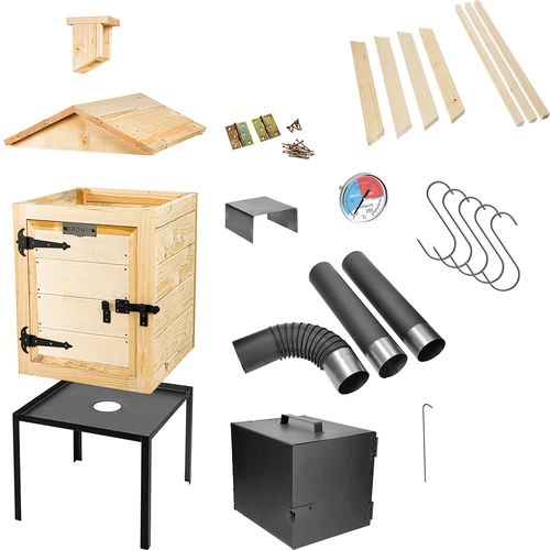 Fumeiro de madeira 60 cm, com fornalha