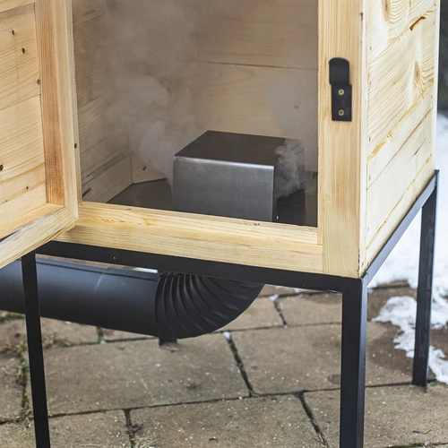Fumeiro de madeira 60 cm, com fornalha - 8