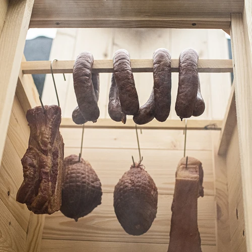 Fumeiro de madeira 60 cm, com fornalha - 11