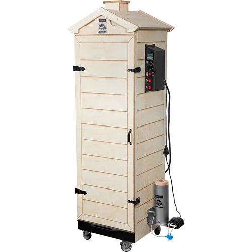 Fumeiro dragON PLYWOOD NATURE – sem armação, modular, com controlador digital, 320 L - 2