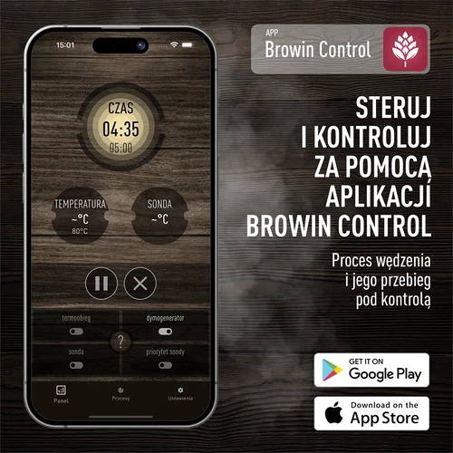 Fumeiro dragON PLYWOOD NATURE – sem estrutura, modular, com controlador Wi-Fi, 320 L - 11