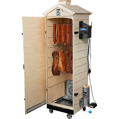 Fumeiro dragON PLYWOOD NATURE – sem estrutura, modular, com controlador Wi-Fi, 320 L - 4