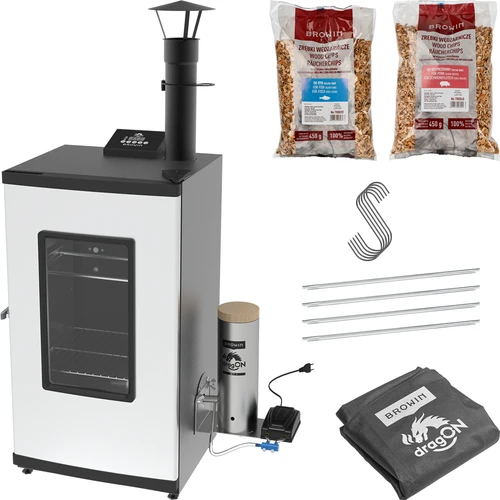 Fumeiro elétrico - dragON com gerador de fumo, digital 65 L  - 1 