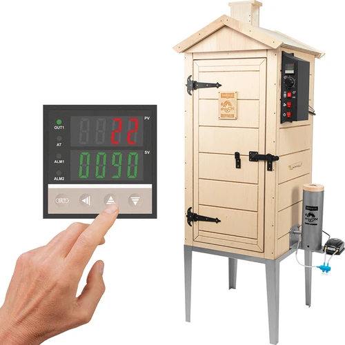 Fumeiro elétrico dragON PLYWOOD NATURE 100E com módulo de aquecimento elétrico e controlador