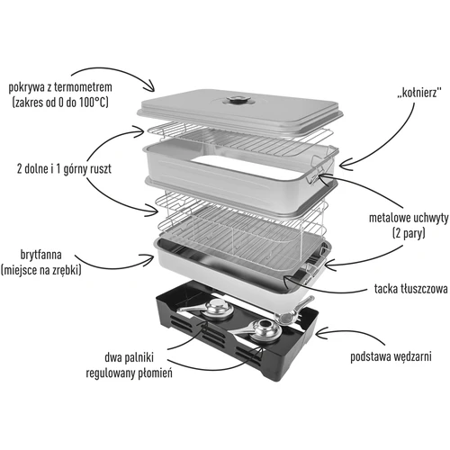 Fumeiro para varanda com capacidade ajustável - 3
