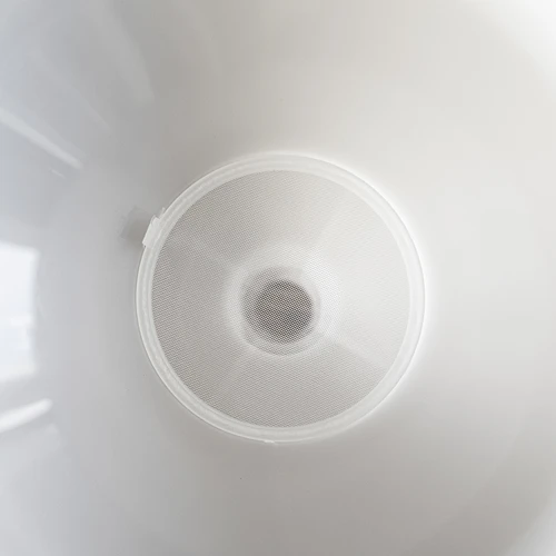 Funil de plástico branco diâmetro 25cm - 5