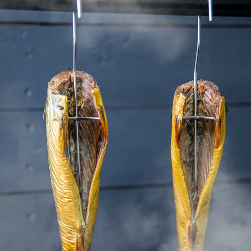 Ganchos para defumação de peixes - triplos, 5 unid. - 5