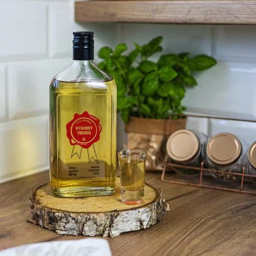 Garrafa 500 ml com tampa de rosca, impressão «Wyborny Trunek», 1 unid. - 7