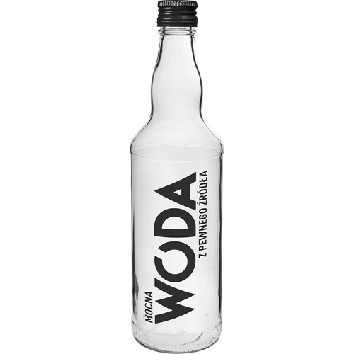 Garrafa 0,5 L com tampa e impressão Água Forte - 2
