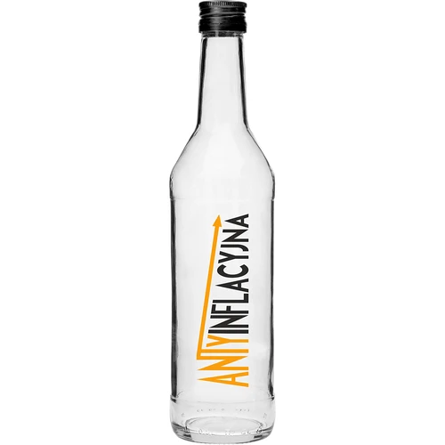 Garrafa 0,5 L com tampa e impressão Antiinflacionária - 4 peças - 5