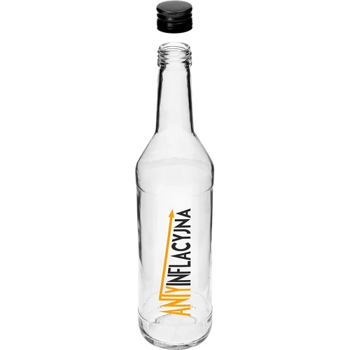 Garrafa 0,5 L com tampa e impressão Antiinflacionária - 4 peças - 6