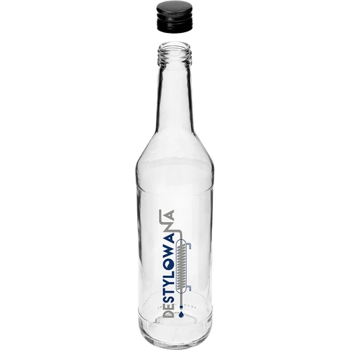 Garrafa 0,5 L com tampa e impressão Destilada - 4 unid. - 6