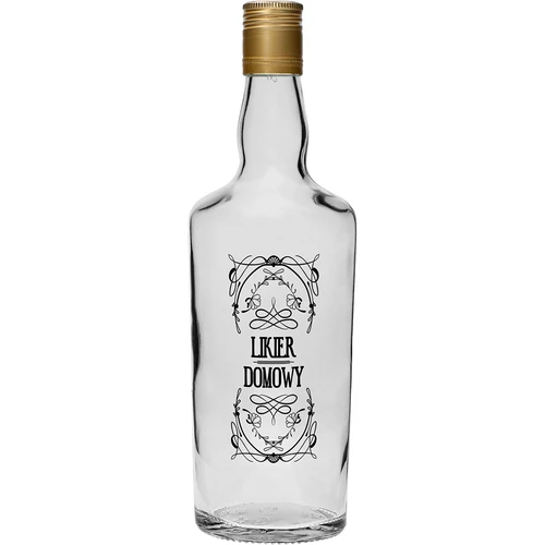 Garrafa 0,5 L com tampa e impressão Licor caseiro - 4 peças - 3