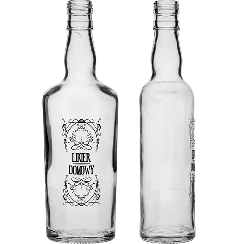 Garrafa 0,5 L com tampa e impressão Licor caseiro - 4 peças - 5