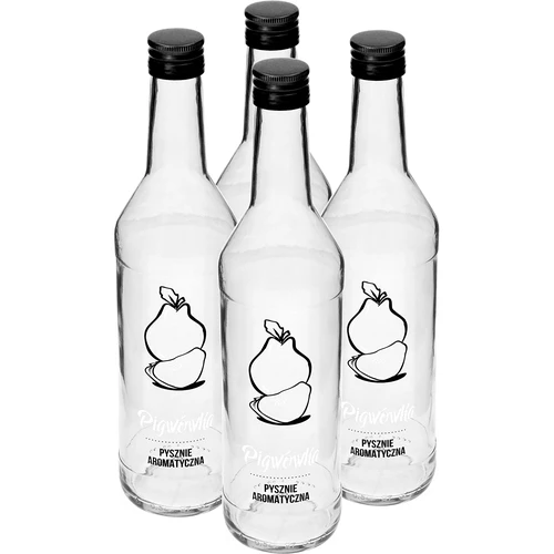 Garrafa 0,5 L com tampa e impressão Licor de Marmelo - 4 unidades - 2