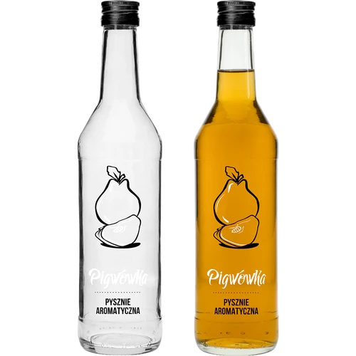 Garrafa 0,5 L com tampa e impressão Licor de Marmelo - 4 unidades - 3
