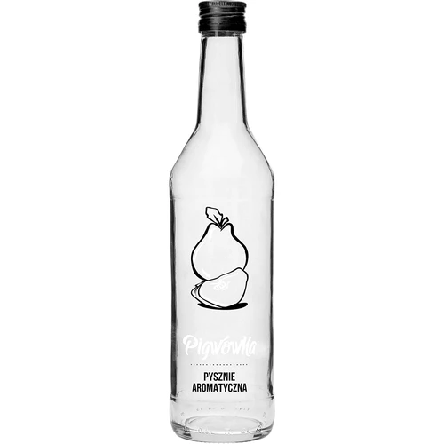 Garrafa 0,5 L com tampa e impressão Licor de Marmelo - 4 unidades - 5