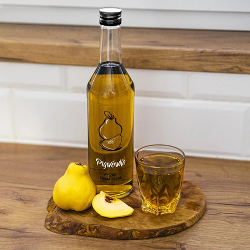 Garrafa 0,5 L com tampa e impressão Licor de Marmelo - 4 unidades - 11