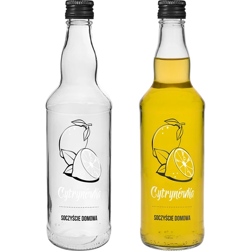 Garrafa 0,5 L com tampa e impressão Limoncello 4 peças - 3
