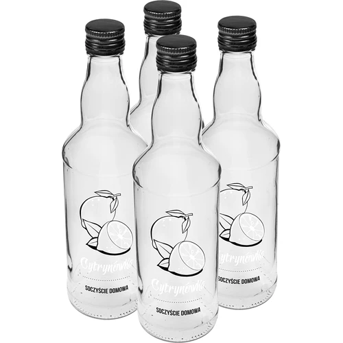 Garrafa 0,5 L com tampa e impressão Limoncello 4 peças - 2