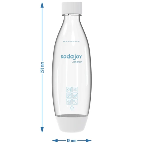 Garrafa 1L para Gaseificador com Tampa - 6