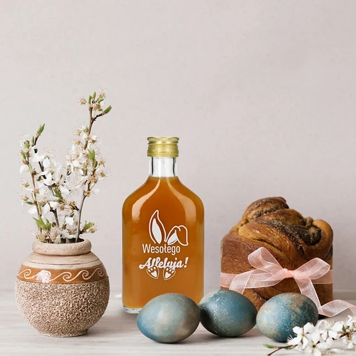 Garrafa 200 ml com tampa de rosca, impressão Orelhas de Coelho, 6 unidades - 7