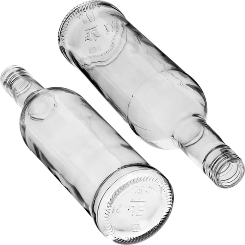 Garrafa 500 ml Esguia, com tampa preta, para vodka, 6 unid. - 6