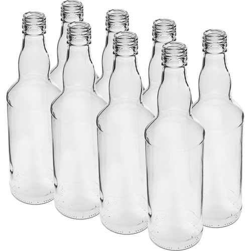 Garrafa 500 ml para vodka - 8 unid.  - 1 