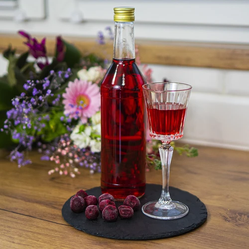 Garrafa 500 ml para vodka simples com tampas - 8 unid. - 9