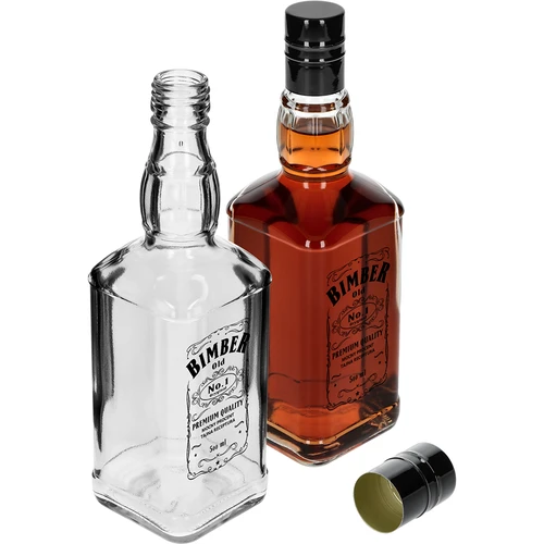 Garrafa Daniels 500 ml com tampa de rosca, impressão "Bimber OLD", 1 un. - 4