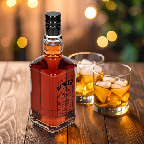 Garrafa Daniels 500 ml com tampa de rosca, impressão "Bimber OLD", 1 un. - 7