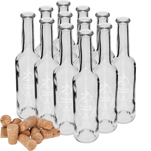 Garrafa de 350 ml com rolha, impressão Licor Caseiro - 4