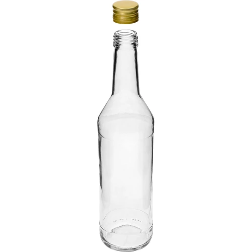 Garrafa de 500 ml para vodka, reta, com tampas de rosca - 8 unidades - 5