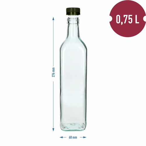 Garrafa de Vidro Marasca 750 ml - 4