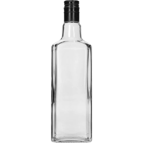 Garrafa decorativa TYNKTURA 0,5 L com tampa de rosca preta longa Ø 28 mm, 1 un.