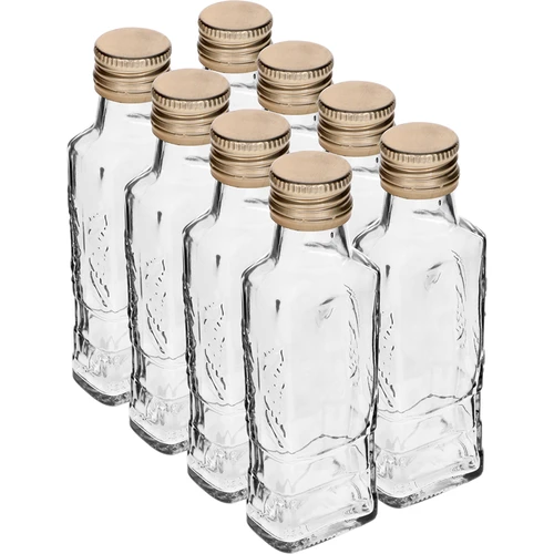 Garrafa Flora 100 ml com tampa roscada Ø28, 8 unidades  - 1 