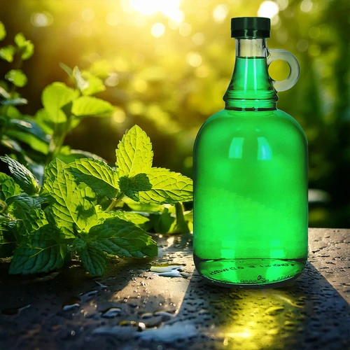 Garrafa Gallone 1 L com tampa de rosca, sem revestimento entrançado - 5