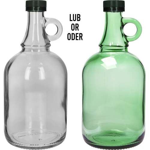 Garrafa Gallone 1 L com tampa de rosca, sem revestimento entrançado - 3