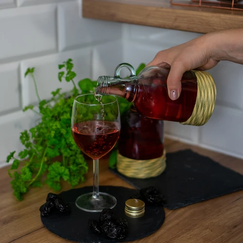 Garrafa Gallone 500 ml com rede entrançada e tampa de rosca - 5