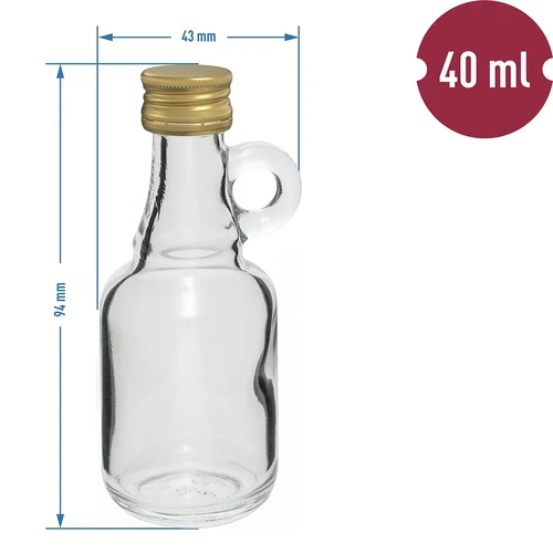 Garrafa Galonik 40 ml com tampa, 10 unid. - 4