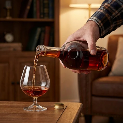 Garrafa GLORIA 0,5 L, com tampa de rosca dourada Ø 28 mm, 1 unidade - 7