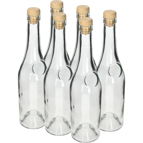 Garrafa Herbowa 500 ml com rolha tipo cogumelo, 1 un. - 7