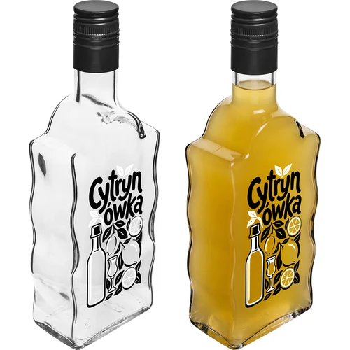 Garrafa Klasztorna 500 ml com tampa de rosca e impressão «Cytrynówka», padrão 1 - 4