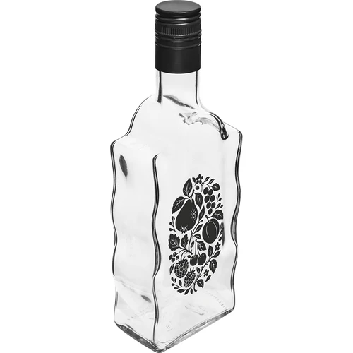 Garrafa Klasztorna 500 ml com tampa de rosca e impressão «Frutos» modelo 1  - 1 